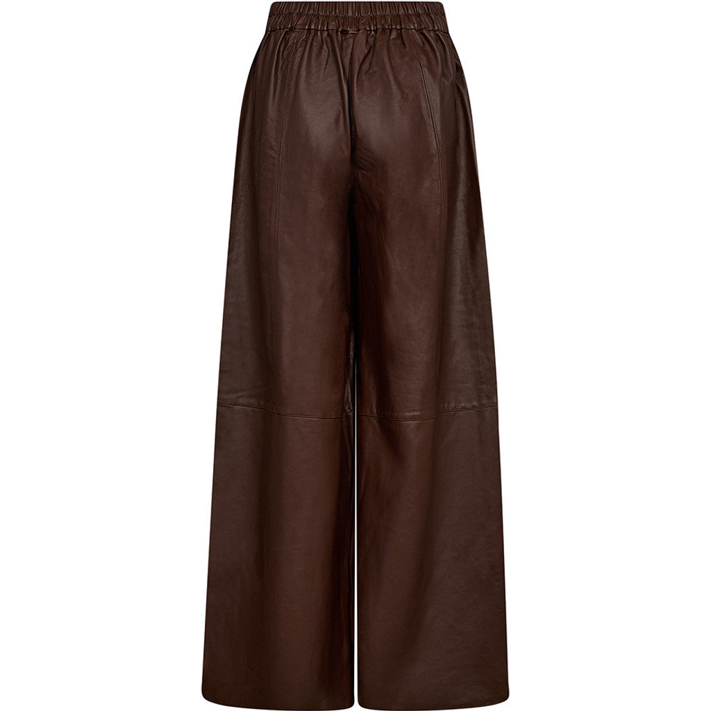 Depeche leather wear Lauren MW Full Length Leather Pants Pants 106 Coffee