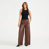 Depeche leather wear Lauren MW Full Length Leather Pants Pants 106 Coffee