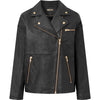 Depeche leather wear Leah biker jacket in soft and delicious leather Jackets 190 Black / Gold