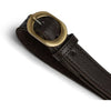 DEPECHE Leather belt Belts 033 Mocca