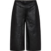 Depeche leather wear Leather bermuda shorts (HW) Shorts 099 Black (Nero)