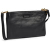 DEPECHE Leather clutch with gold studs Clutch 099 Black (Nero)