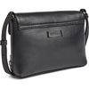 DEPECHE Leather crossover bag with gold details Cross over 099 Black (Nero)