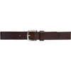 DEPECHE Leather jeans belt with perforated loop Belt 161 Dark brown