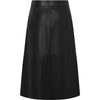 Depeche leather wear Lisa classic leather skirt Skirts 099 Black (Nero)