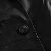 Depeche leather wear Long blazer jacket in soft leather Jackets 099 Black (Nero)