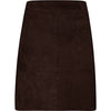 Depeche leather wear Lorina suede skirt Skirt 067 Dusty brown