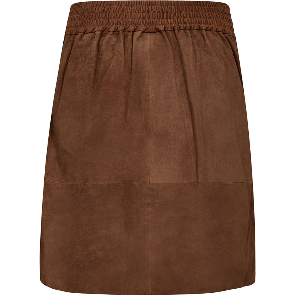Depeche leather wear Lorina suede skirt Skirt 311 Wood