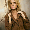 Depeche leather wear May suede jacket Jacket 311 Wood