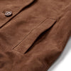 Depeche leather wear May suede jacket Jacket 311 Wood