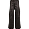 Depeche leather wear Mia loose fit leather pants Pants 008 Chocolate