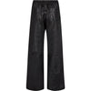Depeche leather wear Mia loose fit leather pants Pants 099 Black (Nero)