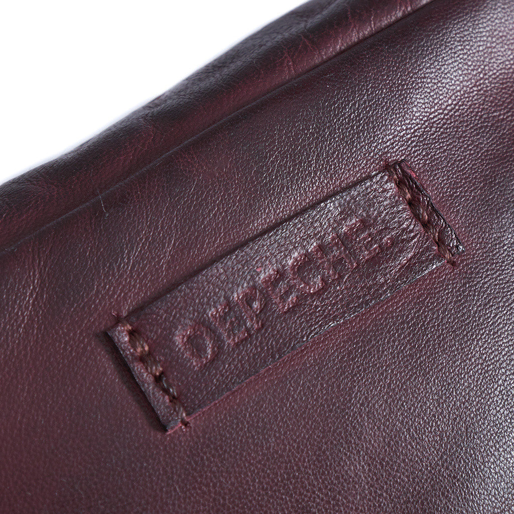 DEPECHE Mobile bag in delicious leather quality Mobilebag 032 Cranberry