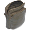 DEPECHE Mobile bag in delicious leather quality Mobilebag 049 Army Green