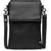 DEPECHE Mobile bag in soft leather Mobilebag 099 Black (Nero)