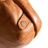 DEPECHE Mobile bag in soft vintage look leather Mobilebag 014 Cognac