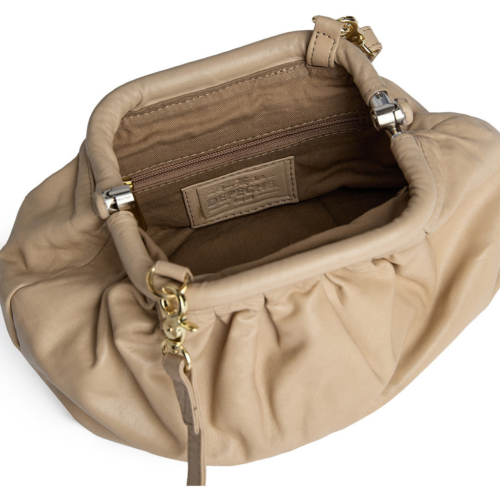 DEPECHE Munich leather clutch Small bag / Clutch 202 Vanilla