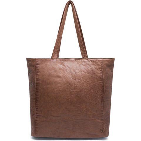 DEPECHE Musthave shopper leatherbag Shopper 173 Chestnut