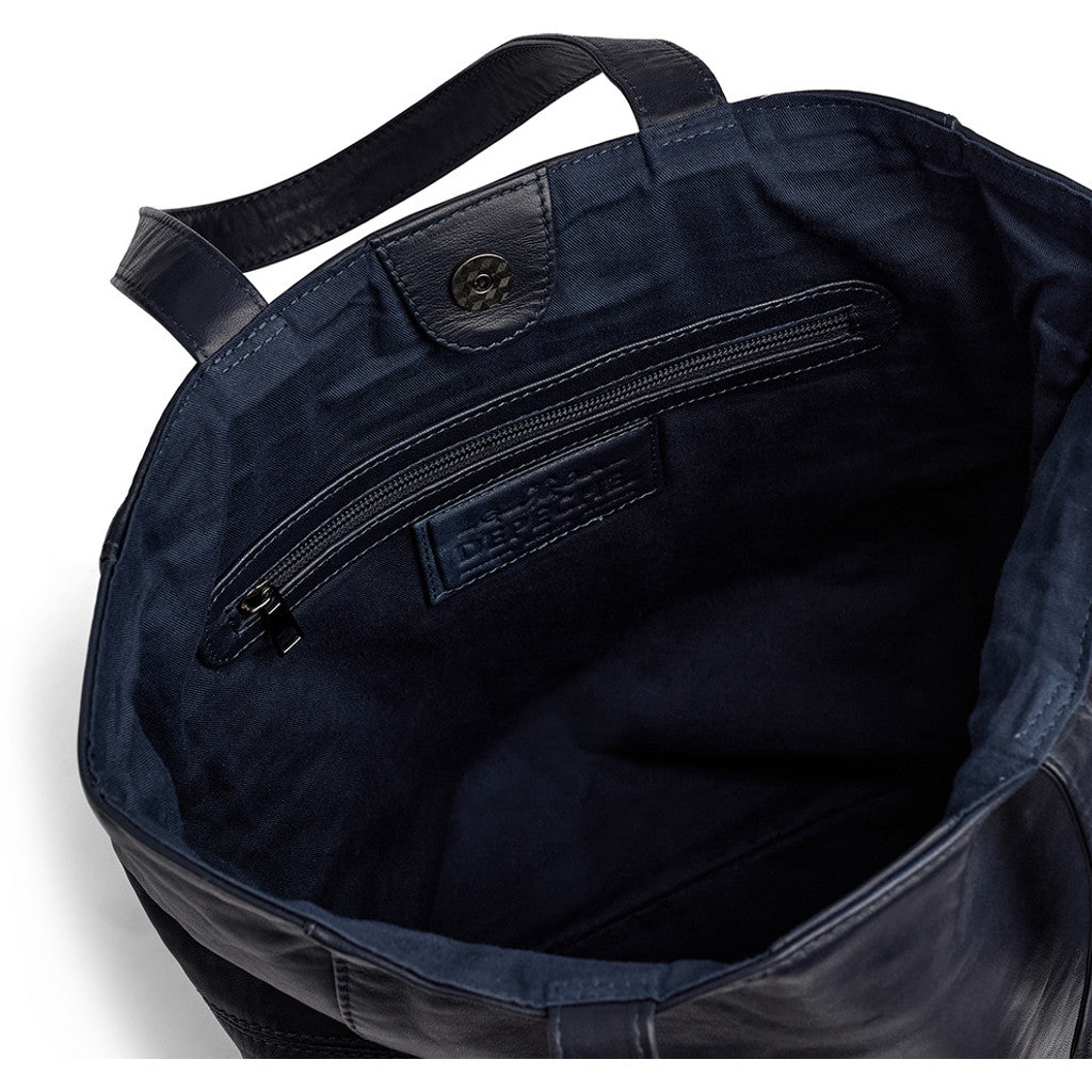 DEPECHE Musthave shopper leatherbag Shopper 178 Navy