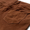 Depeche leather wear Naomi HW suede 7/8 length Pants 014 Cognac