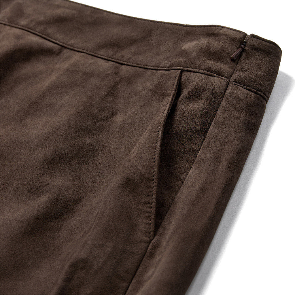 Depeche leather wear Naomi midi suede skirt Skirts 217 Deer