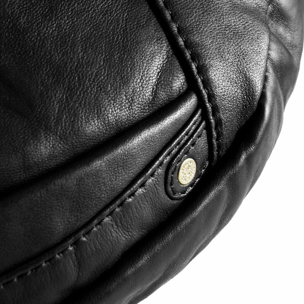 DEPECHE Oversize leather bumbag in high and soft quality Bumbag 097 Gold