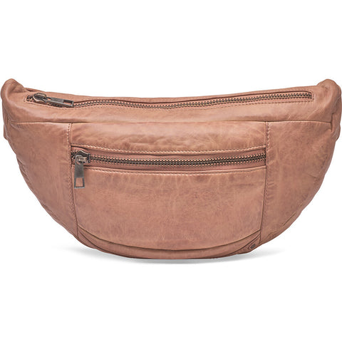 DEPECHE Oversize leather bumbag in high and soft quality Bumbag 156 Camel