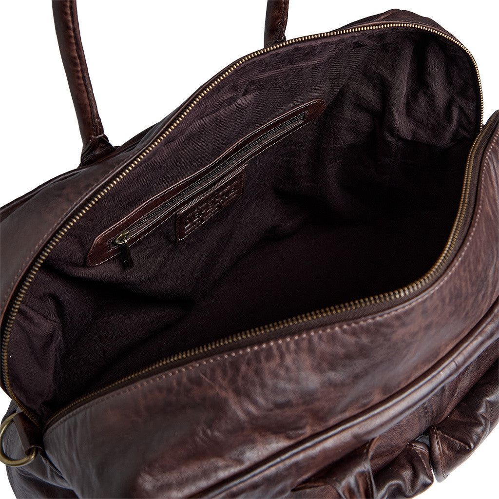DEPECHE Powerfield Weekendbag Weekend Bag 068 Winter brown