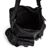 DEPECHE Powerfield sheep leather shopper Shopper 099 Black