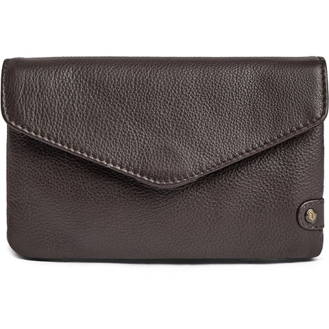 DEPECHE Purse/waist bag in soft leather and timeless design Purse / Credit card holder 033 Mocca