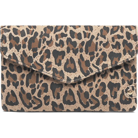 DEPECHE Purse/waist bag in soft leather and timeless design Purse / Credit card holder 082 Leopard