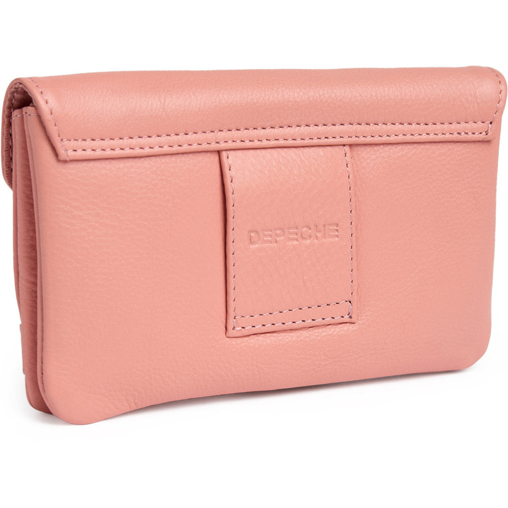 DEPECHE Purse/waist bag in soft leather and timeless design Purse / Credit card holder 290 Soft Peach