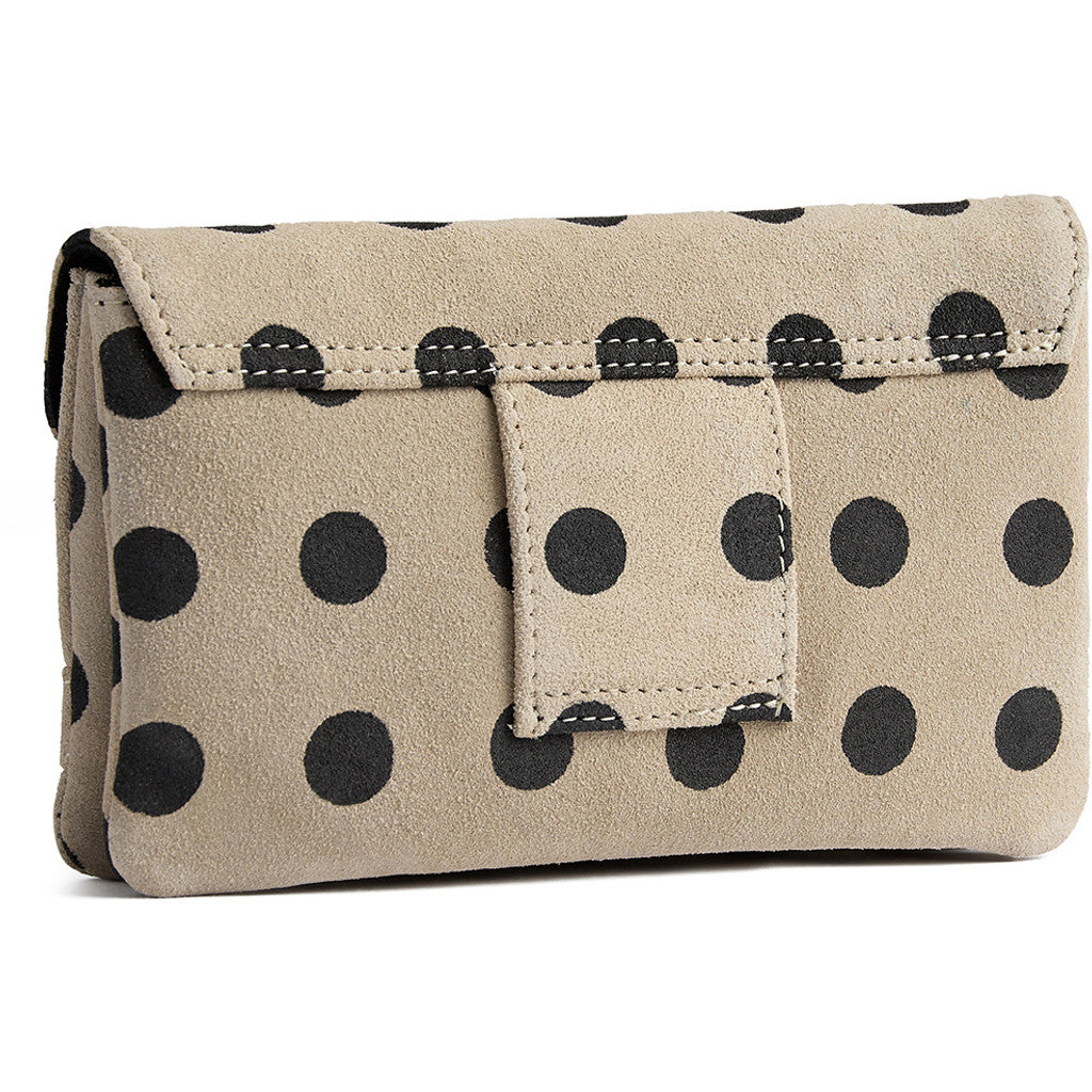 DEPECHE Purse/waist bag in soft leather and timeless design Purse / Credit card holder 301 Black Dots