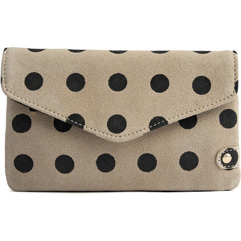DEPECHE Purse/waist bag in soft leather and timeless design Purse / Credit card holder 301 Black Dots