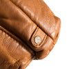 DEPECHE Raw and nice crossbody bag in soft leather Cross over 014 Cognac
