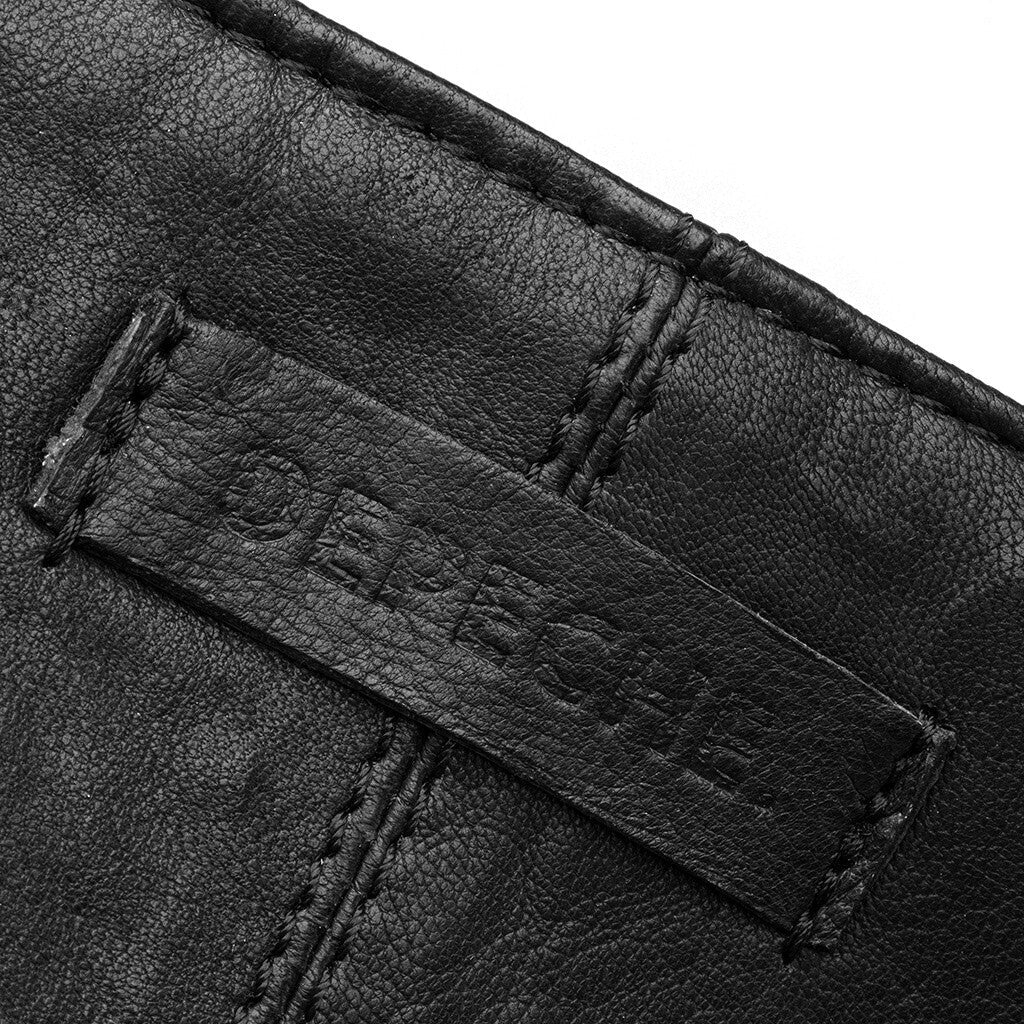 DEPECHE Raw and nice crossbody bag in soft leather Cross over 097 Gold