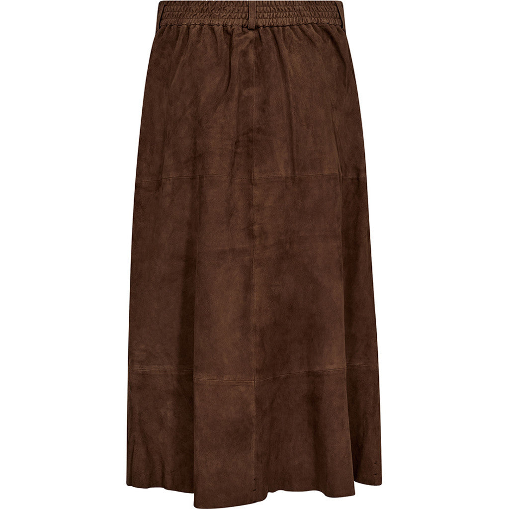 Depeche leather wear Rosie suede skirt Skirt 311 Wood