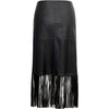 Depeche leather wear Safina Fringes skirt Skirt 099 Black