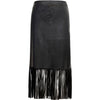 Depeche leather wear Safina Fringes skirt Skirt 099 Black