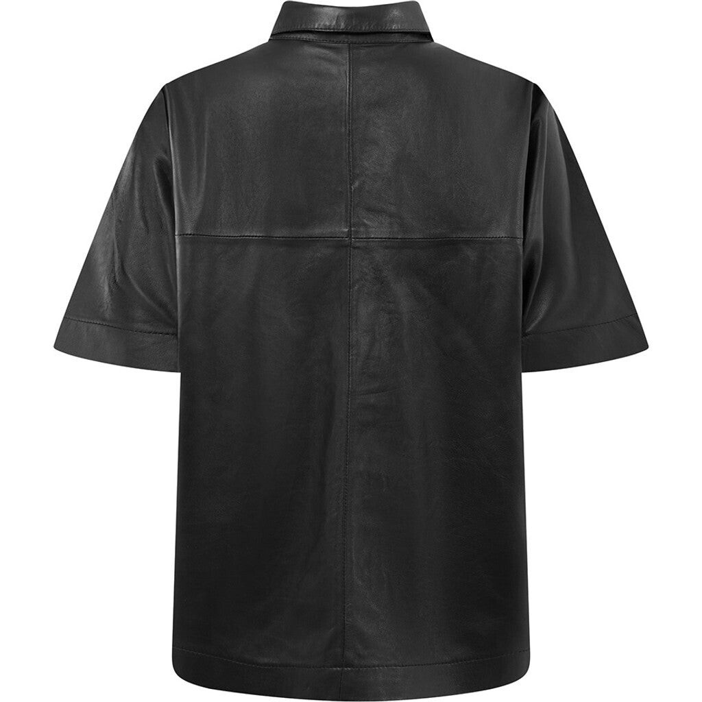 Depeche leather wear SakuraDEP Shirt Shirts 099 Black (Nero)