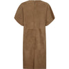 Depeche leather wear Sandra suede dress Dresses 007 Mud