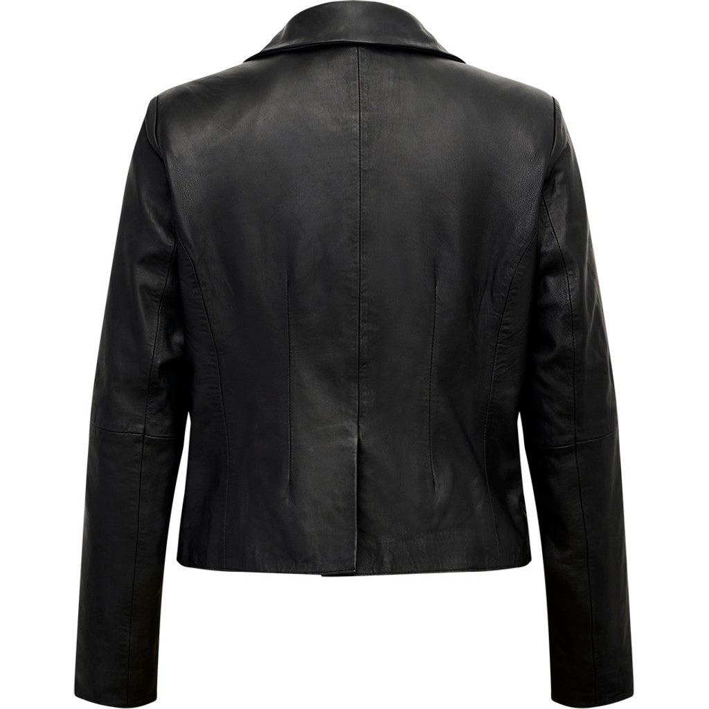 Depeche leather wear Sasi Leather Blazer Blazer 099 Black