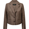 Depeche leather wear Savanna leather blazer Blazer 020 Taupe