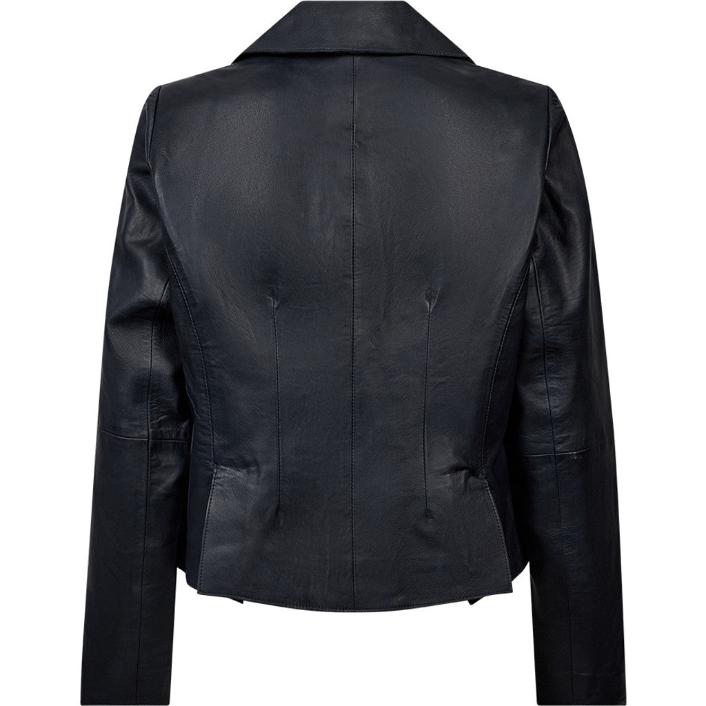 Depeche leather wear Savanna leather blazer Blazer 031 Ocean