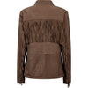 Depeche leather wear Sharon Suede Fringes Shirt Shirt 338 Walnut Brown