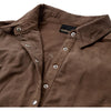 Depeche leather wear Sharon Suede Fringes Shirt Shirt 338 Walnut Brown