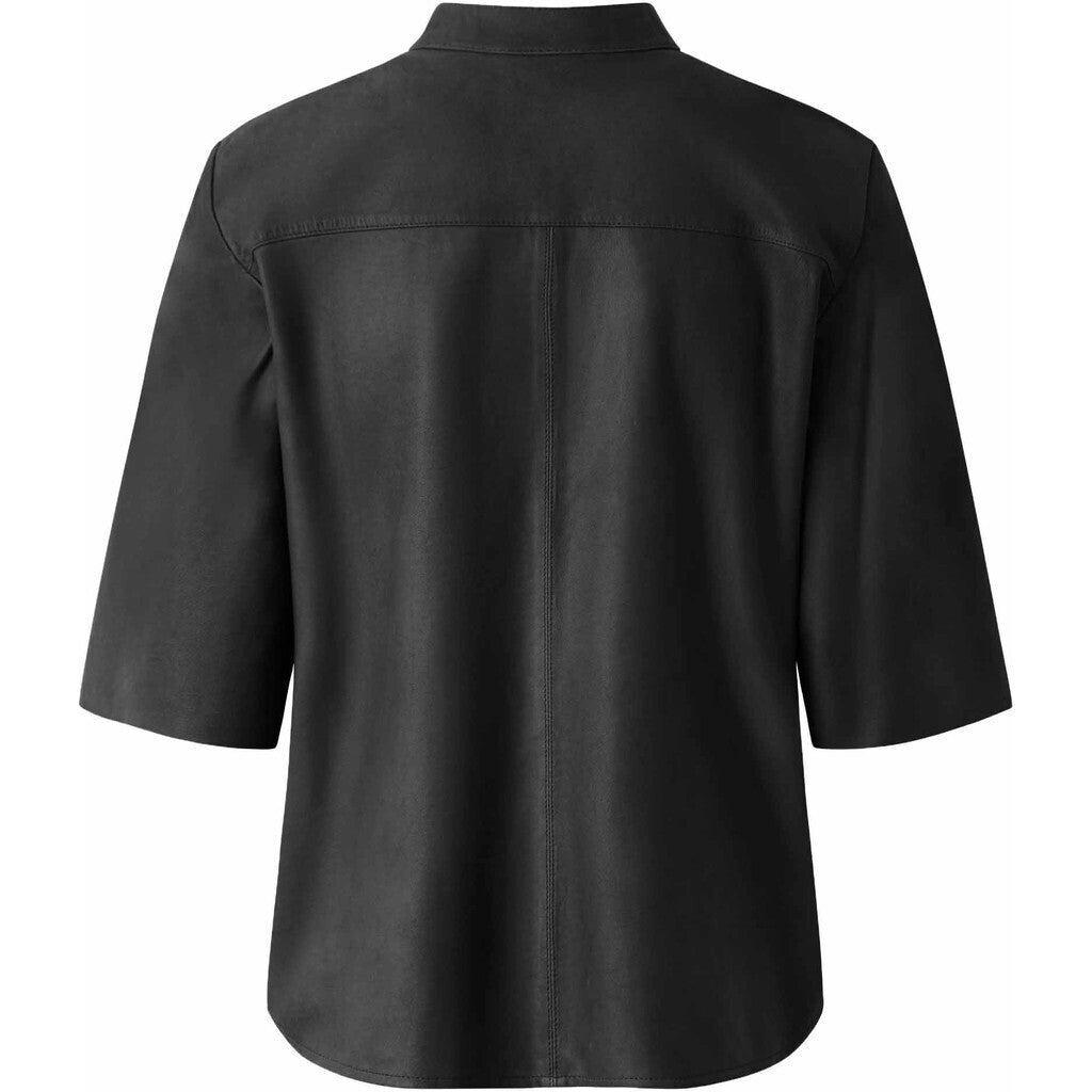 Depeche leather wear Shirt Tops 099 Black (Nero)