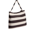 DEPECHE Shopper Shopper 328 Brown/Cream striped