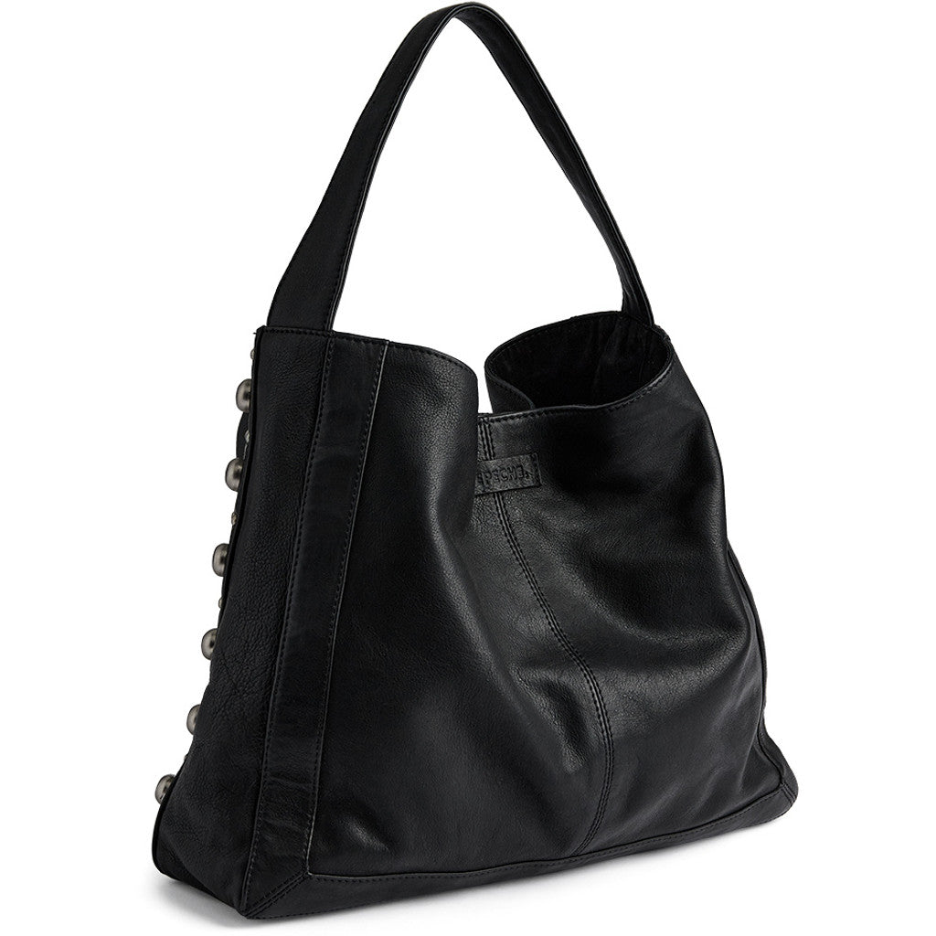DEPECHE Shopper with studs Shopper 099 Black (Nero)
