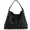 DEPECHE Shopper with studs Shopper 099 Black (Nero)